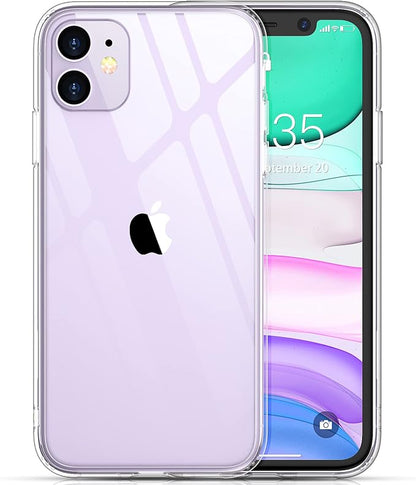 Temdan Designed for iPhone 11 Clear Case - Military-Grade Protection with Magnetic Kickstand - 6.1 inch