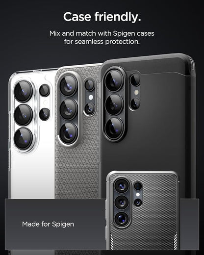 Spigen Camera Lens Screen Protector [GlasTR EZ Fit Optik Pro] Designed for Galaxy S26 Ultra [Case Friendly][2 Pack]