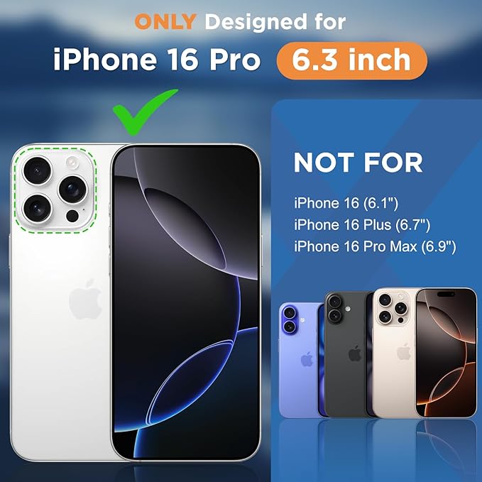 Beasyjoy for iPhone 16 Pro Case Waterproof, Metal Heavy Duty Full Body Protective Case with Built-in Screen Protector, Military Grade Shockproof Dustproof Defender Cover for iPhone 16 Pro 6.3", Silver
