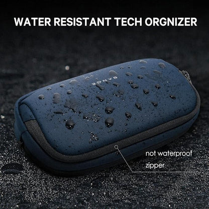 BANGE Cable Organizer Pouch， Travel Water Resistant Tech Accessories Bag Carry Storage，Electronic Organizer Accessory Case for Charger, Cables, Power Bank