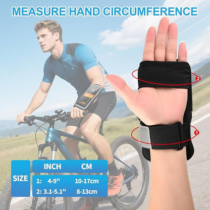 Phone Holder for Running, Wristbands Frearm Band Up to 6.9″, Cell Phone Armband for iPhone 16 15 14 13 12 11 Pro Max XS XR X Plus Galaxy Pixel, Workout Running Gear Essentials Fitness