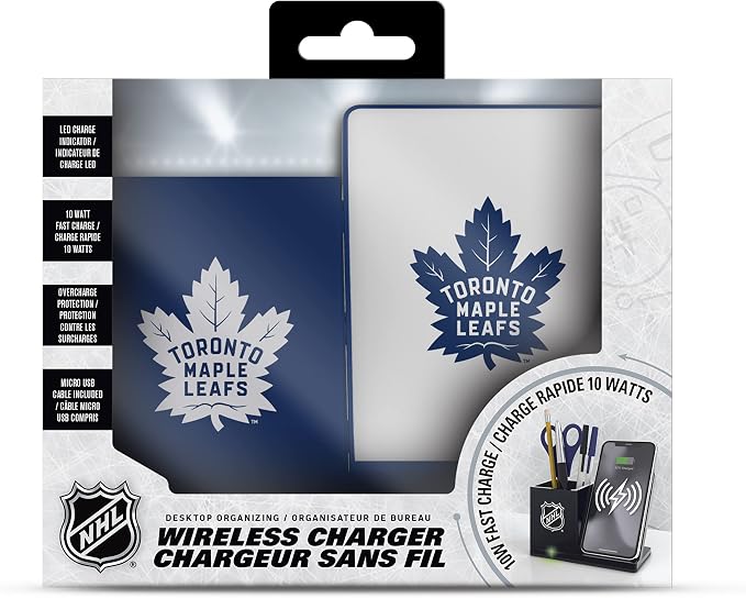 SOAR NHL Wireless Charger and Desktop Organizer