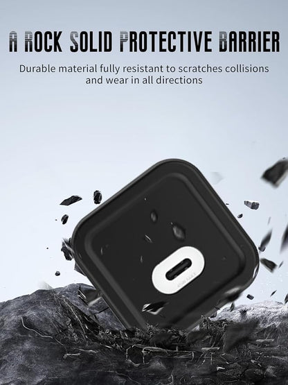 Case for Mophie 45W 1-Port USB-C Charger, Kids-Friendly Soft Silicone Protective Cover, Shockproof, Waterproof (Black)