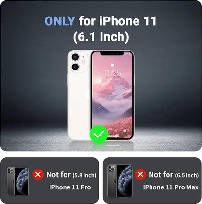 jaroco Magnetic for iPhone 11 Case, [Compatible with MagSafe][Military Grade Drop Protection][Heavy Duty Protection][Non-Slip][Shockproof] 2-Layer Durable Bumper Phone Case 6.1''-Rose