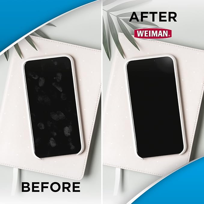Weiman Disinfecting Electronic Wipes - Safely Clean Your Screen, Laptop, Computer, TV, Equipment-Electronic Cleaner Wipes