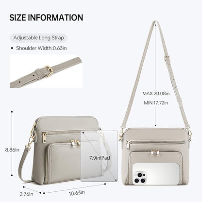 Crossbody Purses for Women Small Crossbody Bags for Women with Built in RFID Wallet