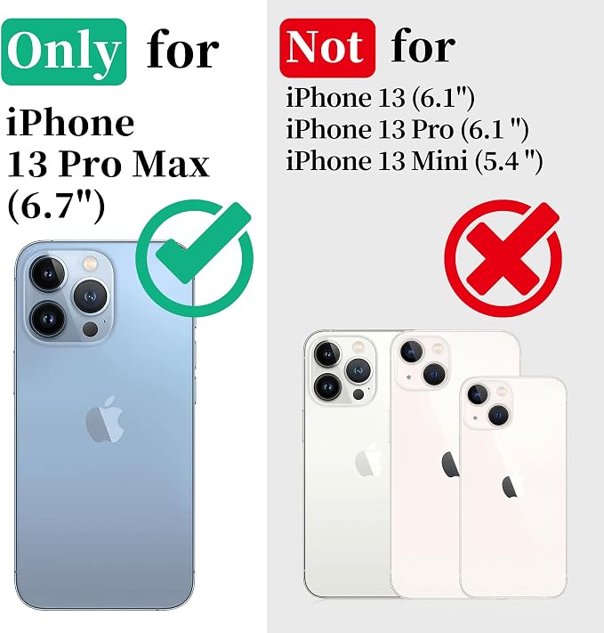 Cozycase TOP Military IP68 Waterproof Case for iPhone 13 Pro Max - Heavy Duty 360 Shockproof Full Body with Screen Camera Protector Double Water Dust Drop Proof Hard Rugged Tough Front Back Cover