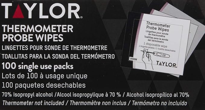 Taylor Food Service HACCP Wipes (100-Single Wipes), White