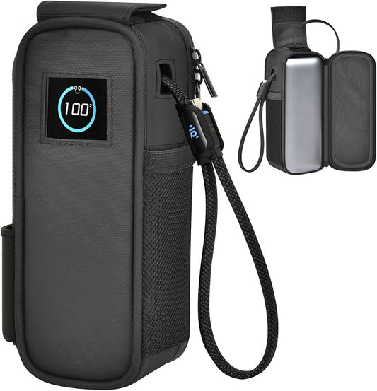 Case Compatible with Anker Laptop Power Bank 25,000mAh, Travel Carrying Holder for Portable Charger with Triple 100W USB-C Ports &Cables for Business Air Travel /Camping /Adventure Sports (Bag Only)