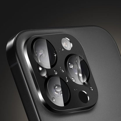 SAHARA - Ultra-Strong Camera Lens Protector for iPhone 16 Pro/16 Pro Max (2-Pack), Black, (ZD00161)