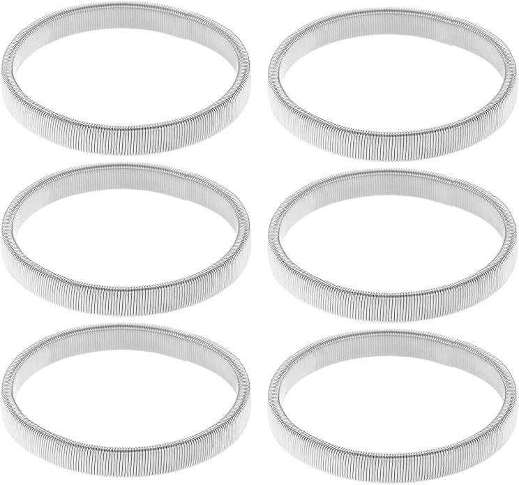 COLORFUL BLING 2-6pcs Metal Arm Band Adjustable Anti-Slip Bracelet Shirt Sleeve Holders Wrap Bangle Garters Stretch Armbands Set Gift
