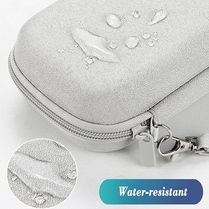 CAAORDKSO Hard Electronic Organizer Travel Case, Waterproof Shockproof Hard EVA Carrying Case for Power Bank,Chargers,Cable, Cord, Mouse, External Hard Drive Case Electronics Accessories Organizer Bag