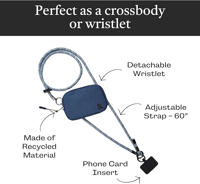 Save the Girls Active Rope Clip and Go Phone Strap – Cell Phone Lanyard for Life on the Move