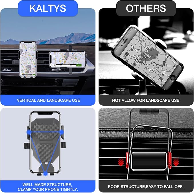 Karltys Car Phone Holder for BMW X3 2018-2021 (NOT for 22-23 X3) /X4 2019-2021 Accessories Cell Phone Holder Air Vent Mount for 4-7 Inch Phones Hands Free Thick Case Friendly Mobile Stand