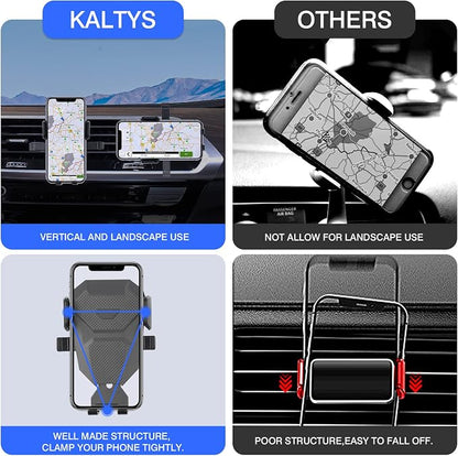 Karltys Car Phone Holder for BMW X3 2018-2021 (NOT for 22-23 X3) /X4 2019-2021 Accessories Cell Phone Holder Air Vent Mount for 4-7 Inch Phones Hands Free Thick Case Friendly Mobile Stand