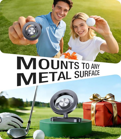 Magnetic Golf Cart Phone Holder for MagSafe Gym Mount【Strong Magnets】Magnetic Phone Holder for Golf Cart Phone Mount for iPhone 17 16 15 Fits EZGO Club Car Yamaha Icon Golf Accessories For Men Gifts