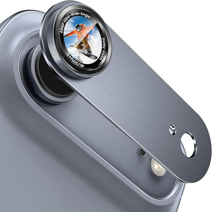 Goton Compatible for iPhone Air Camera Lens Protector 2025, 1-Pack Aluminum Alloy Metal Cover with HD Tempered Glass for iPhone 17 Air, Pro Camera Style, Shatter-Resistant, Scratch-Proof