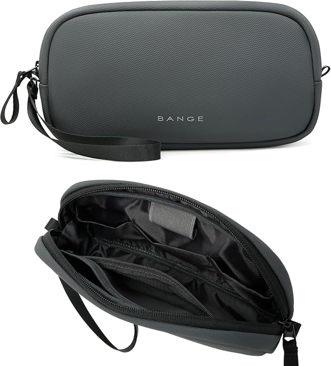 BANGE Tech Organizer Travel Case,Tech Accessories Pouch Carry Storage Bag for Charger, Cord, Hard Drive, Phone, Power Bank, Travel Essentials