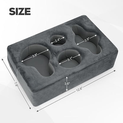 Couch Cup Holder Pillow,Couch Drink Holder,Octagon Couch Caddy for Coffee Cup,Phone,Remote,Couch Cup Holder Tray for Bed,Car,Sofa,Table