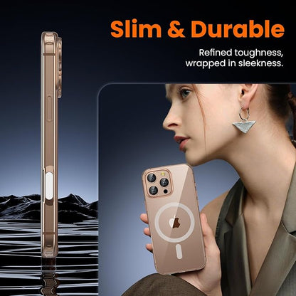 3 in 1 for iPhone 16 Pro Case with Camera Control Button, Not Yellowing, Screen Protector*1 Camera Lens Protector*1, Military-Grade Protection for iPhone 16 Pro Phone Case 6.3 inch Clear