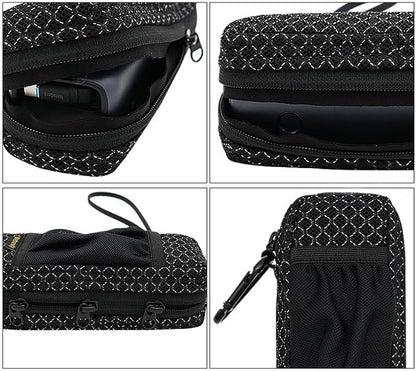 Portable Power Bank Bag for Anker A1695 Zolo 165W Power Source Breathable Ventilate Outdoors Travel Carrying Case Black