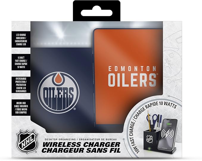 SOAR NHL Wireless Charger and Desktop Organizer