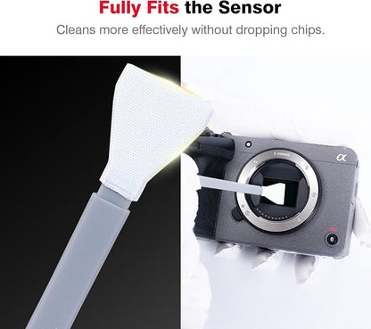 VSGO APS-C Sensor Cleaning Kit, 6pcs Sensor Swabs & 10ml Sensor Cleaner for Nikon Sony Canon DSLR Camera Clean (VS-S02-6)