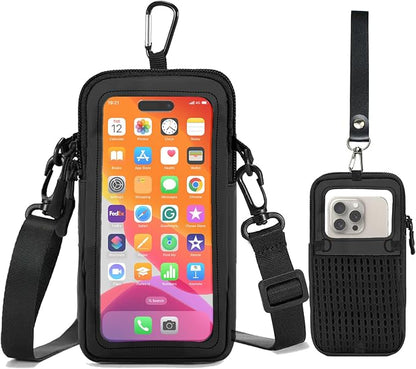 Prime Comfort Phone Holder, Armband, Clear Crossbody Phone Bag, Phone Purse