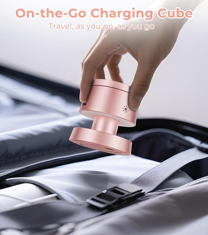 4-in-1 Magnetic Wireless Charging Station for iPhone 17/16/15/14 Pro Max, with Night Light Wireless Charging Station Fast Charging for Apple Watch, Earphones & Multiple Devices