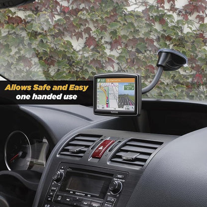Scosche MAGWDMB MagicMount Flex Neck Suction Cup Car Phone Mount for Dashboard/Windshield, 360° Adjustable Magnetic Head, Universal Cell Phone Holder Compatible with iPhone, Samsung & All Devices