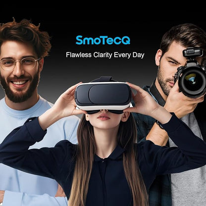 SmoTecQ Lens Wipes for Glasses, 180 Individually Wrapped Eyeglass Cleaning Wipes with 2 Microfiber Cloths for a Streak-Free Finish, Safe for Coated Lenses, Screens & Camera Lenses