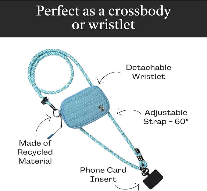 Save the Girls Active Rope Clip and Go Phone Strap – Cell Phone Lanyard for Life on the Move