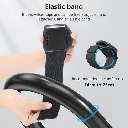 VRIG 360 Rotatable Magnetic Wristband Phone Holder, Wristband Cell Phone Holder, Magnetic Phone Holder, Compatible with magsafe iPhone 16 15 14 13 12 Pro Max Plus Mini