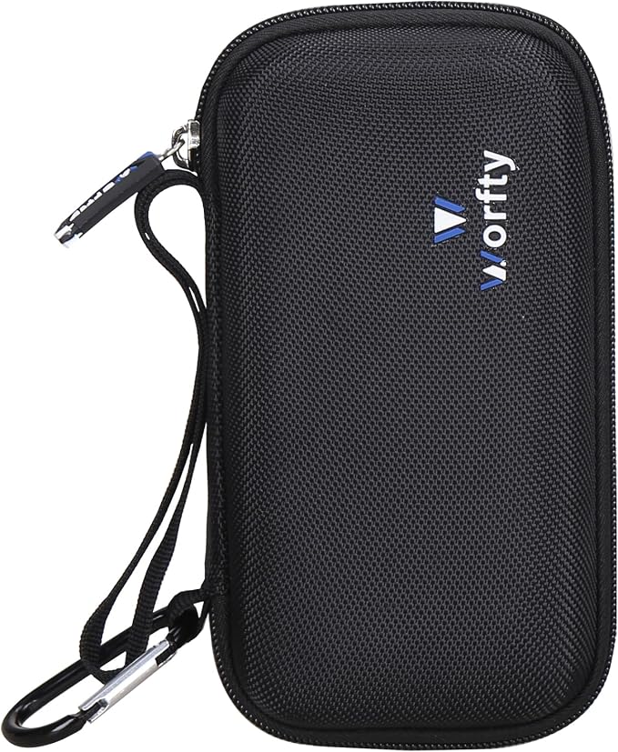 Case for Anker Power Bank(PowerCore 10K) A1229/ VEGER All in One 10000mAh (V1115)/ Belkin 10,000mAh (BPB006) Portable Charger Power Bank - Hard Travel Carrying Storage Bag (Black)