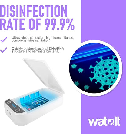 UV Light Sanitizer - Cell Phone Sanitizer Cleaner Box for Smartphone iPhone