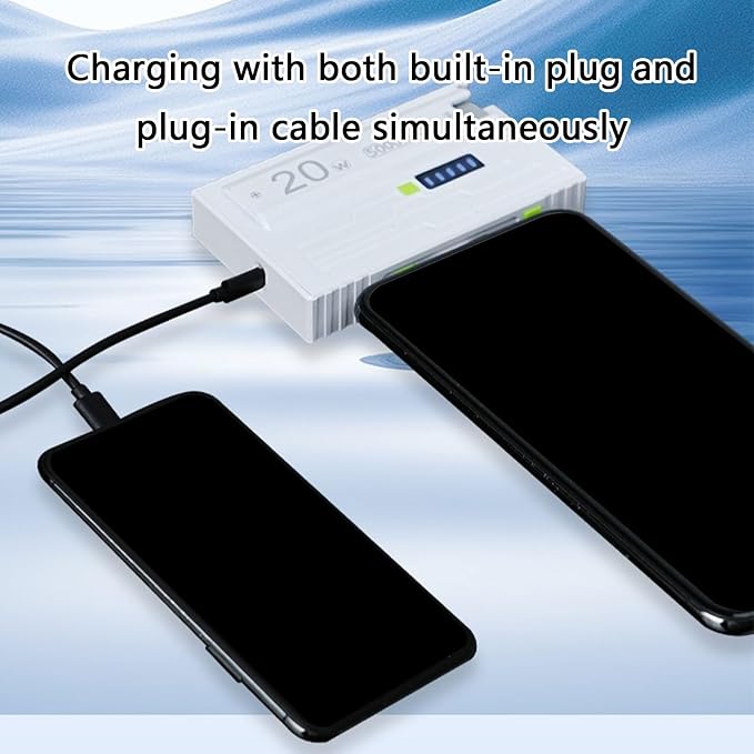 12700 Battery Charging Adapters Case Detachable NonWelding Design Portable Powerbanks Housing Shell Multiple Protections Type C Replaceable Battery Powerbank Case