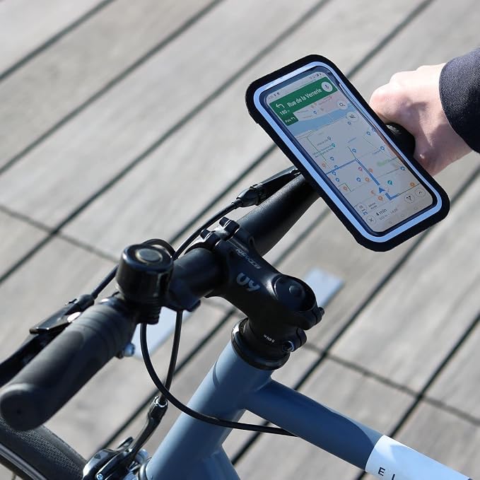 Shapeheart - Magnetic Bike Phone Holder, Anti Vibration, Waterproof Phone Holder for Bike, 360° Orientation