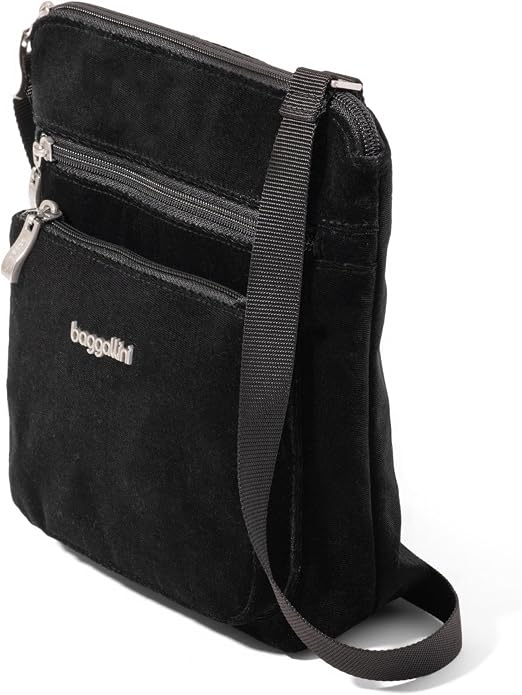 Baggallini Pocket Crossbody Bags for Women 8x8 Small Lightweight Durable Water-resistant Travel Purse W/Rfid