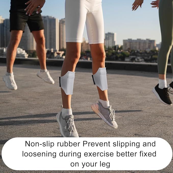 Leg Phone Holder, Cell Phone Leg Straps Ankle Wallet Thigh Holder Wallet Calf Straps Adjustable Arm Pouch Non Slip Sports Armband Storage Bag for Equestrian Jogger Running Workout