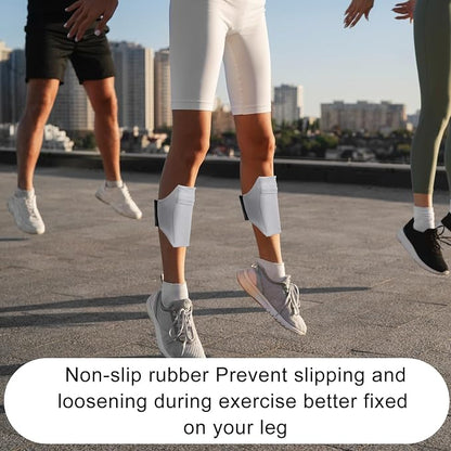 Leg Phone Holder, Cell Phone Leg Straps Ankle Wallet Thigh Holder Wallet Calf Straps Adjustable Arm Pouch Non Slip Sports Armband Storage Bag for Equestrian Jogger Running Workout
