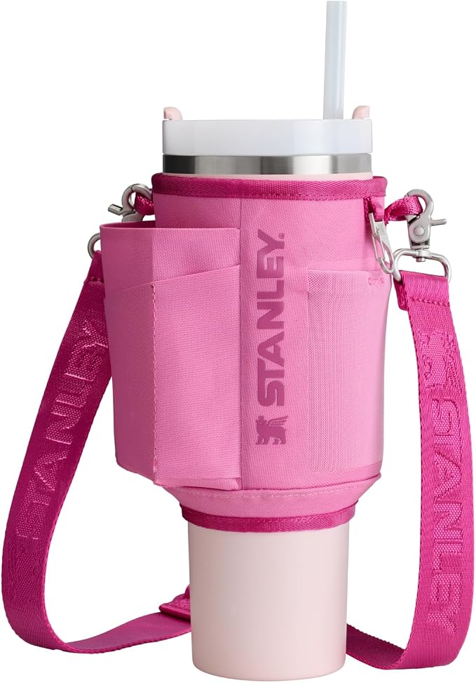 STANLEY All Day Quencher Carry All for 40 oz Tumbler with Handle | Crossbody Bag with Phone Holder Pocket, Card Sleeve & Detachable Strap | Water Bottle Carrier Bag | BPA-Free |