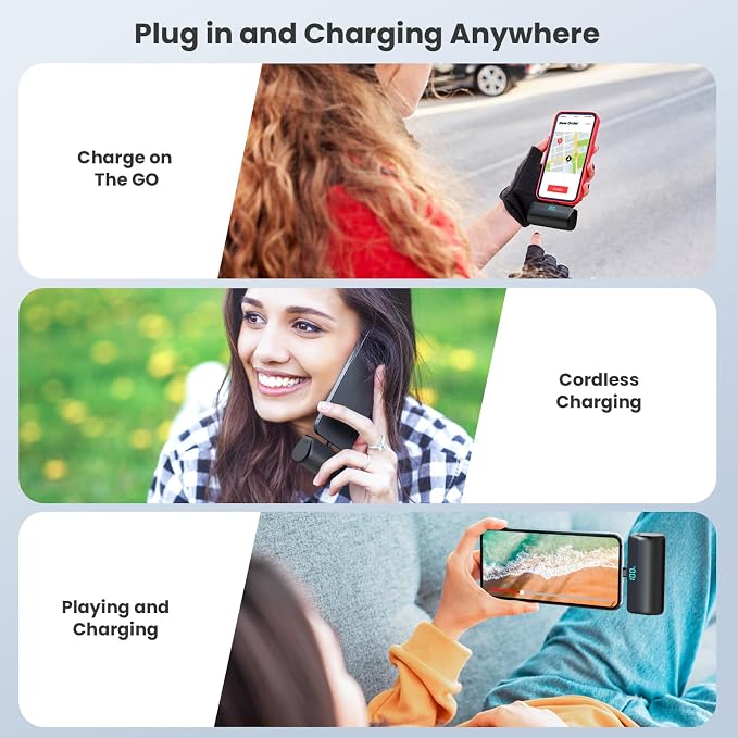 [2-Pack]Mini Portable Charger for iPhone 17/16/15,Upgraded 5500mAh PD Fast Charging USB C Power Bank,Travel Essentials Battery Pack for iPhone 17/17 Pro Max /Air/16 Plus/16/15 Series Galaxy Android
