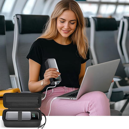 Protective Storage Case for Anker 737 Power Bank (PowerCore 24K 140W) -Hard Shell Organizer with Custom Fit, Interior Mesh Pocket & Sturdy Zipper for On-The-Go Essentials (Case Only)