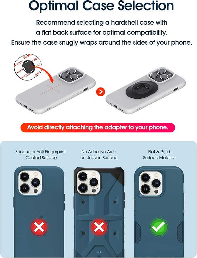 sincetop Bike/Motorcycle Phone Mount - Series Q [ Quad ] - Bicycle Handlebar Aluminum Cell Phone Holder - Quick Lock & Release - Compatible with Moto/Mountain/Road/Electric Bikes, and Scooters