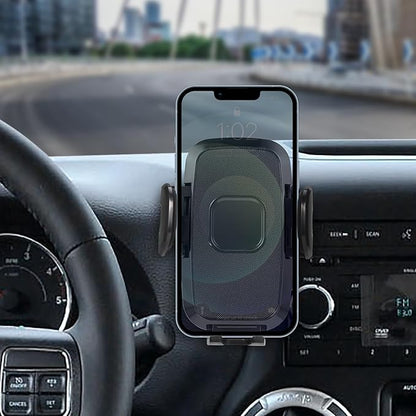 Car Cell Phone Holder Mount for Jeep Wrangler JK JKU 2017 2016 2015 2014 2013 2012 2011 Interior Accessories, Dashboard Mobile Phone Stand Compatible with 4.0"-7.0" Cell Phones