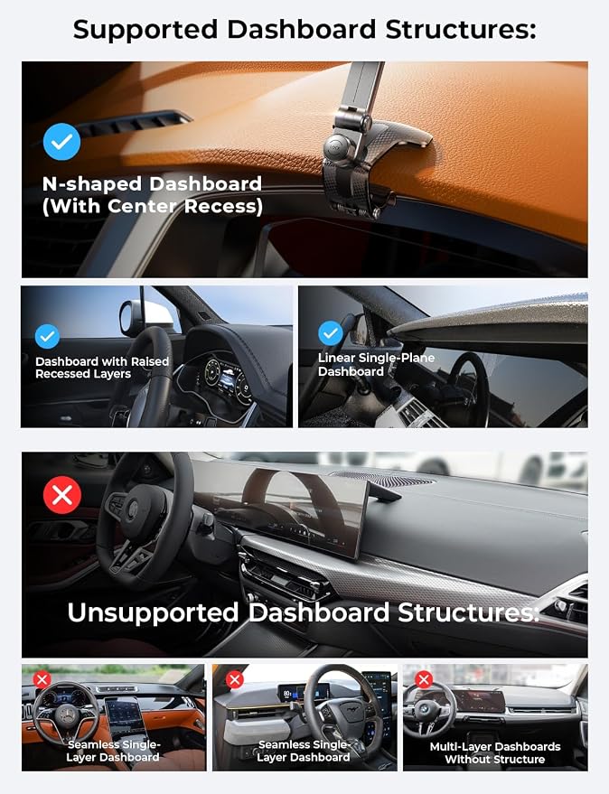 LISEN for MagSafe Car Mount Magnetic Phone Holder for Your Car Magnet Air Vent Cell Phone Holder Mount Car Accessories Gift for Men Women fit iPhone 17-12 Dashboard Mount Kits
