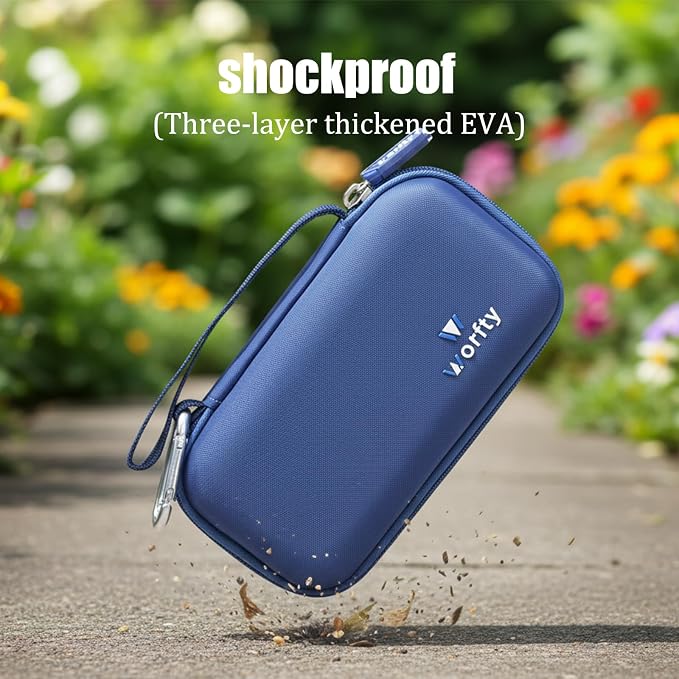 Case for VEGER All in One 10000mAh (V1115)/ citicr 12000mAh 20000mAh (AC-02D)/ OHOVIV 50000mAh (N10) Portable Charger Power Bank - Hard Travel Carrying Storage Bag (Blue)