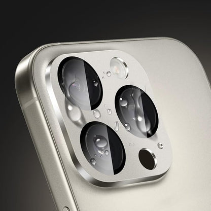 SAHARA Ultra-Strong Camera Lens Protector for iPhone 16 Pro / 16 Pro Max (2-Pack), Scratch-Resistant Tempered Glass, HD Clear, Anti-Fingerprint, Easy Install, Natural Titanium (ZD00163)
