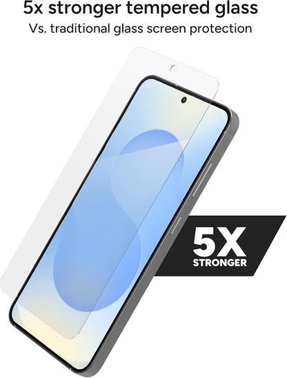 ZAGG Glass Elite Samsung Galaxy S25+/ S24+ Screen Protector – Ultra-Strong Tempered Glass, Scratch-Resistant, EZ Apply Installation, InvisibleShield, Made with Recycled Materials