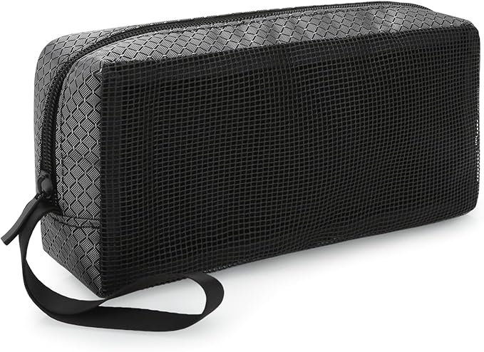 E-Tree Mesh Tech Pouch,Electronics Organizer Case Bag,Travel Accessories | portable laptop charger organizer with handle strap,for cable,cord,power bank,electric computer accessories
